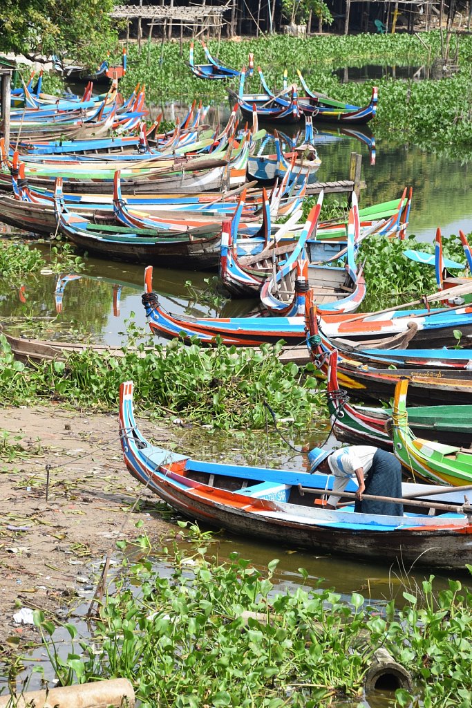 Boote und Fischer: Inle See und U-Bein-Bridge